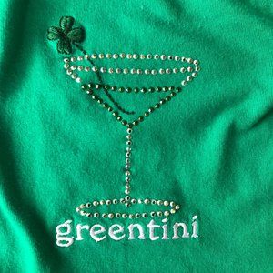 Mac & Belle Greentini Top Martini Clover Party
